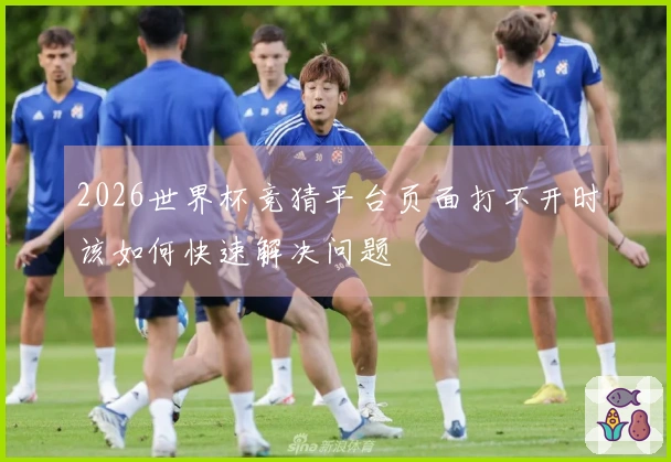2026世界杯竞猜平台页面打不开时该如何快速解决问题